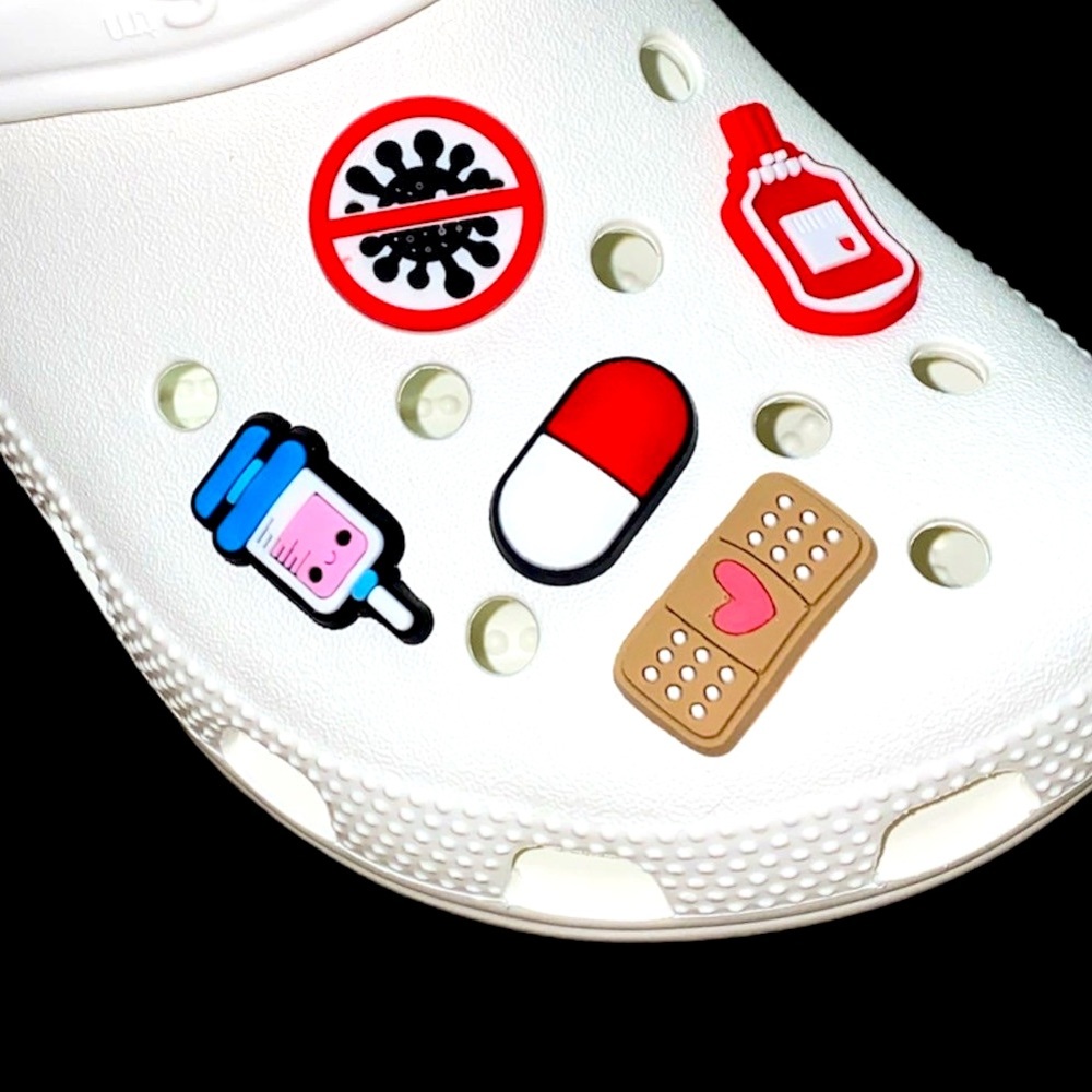 Nurse Croc Charms